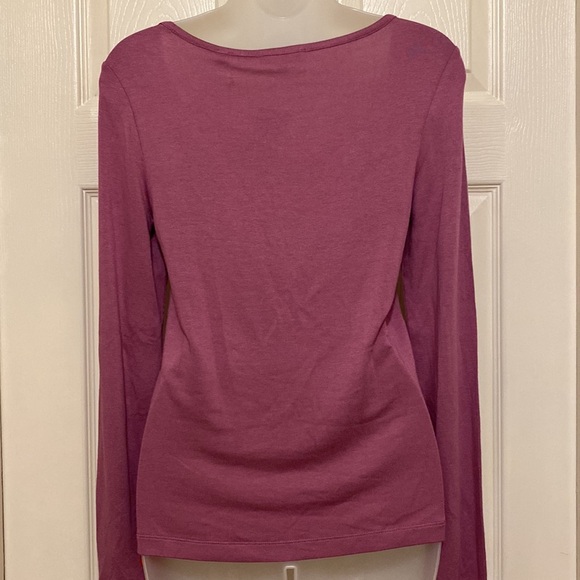 Vince Long Sleeve Scoop Neck Shirt - Picture 4 of 9